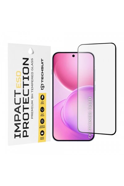 Techsuit Folie de protectie Ecran pentru Oppo Reno16 / Reno16 Pro, Sticla Sec...