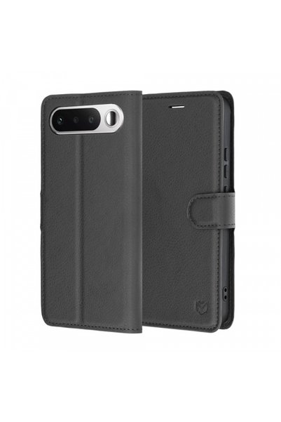 Techsuit Husa pentru Realme 16, Techsuit, Leather Folio, Neagra