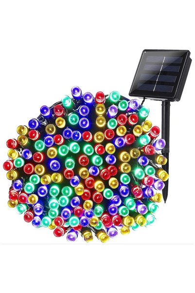OEM Ghirlandă luminoasă solară decorativă, de exterior, cu încărcare solară, ...