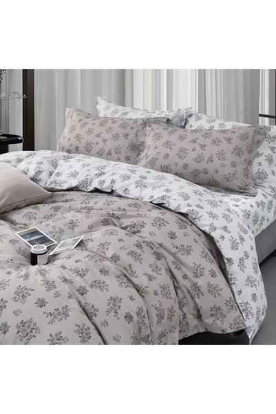 Master Home Textile MASTER Cotton Floral Comforter Sets, Fits 160 x 200 cm Qu...
