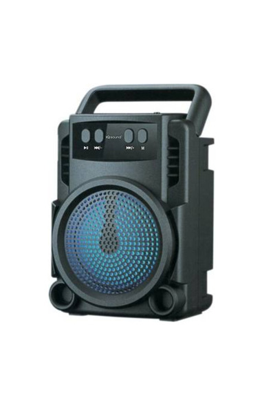 Gts Boxă portabilă 1360 cu lumini LED multicolore, radio FM, redare muzică pr...