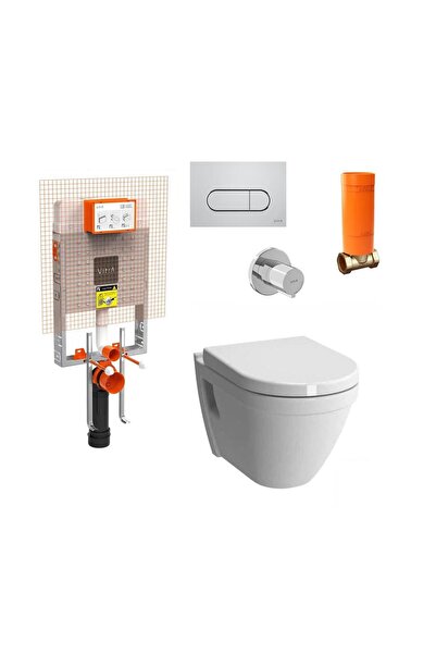 VitrA S50 Asma Klozet ve Gömme Rezervuar Tam Set 800-2027
