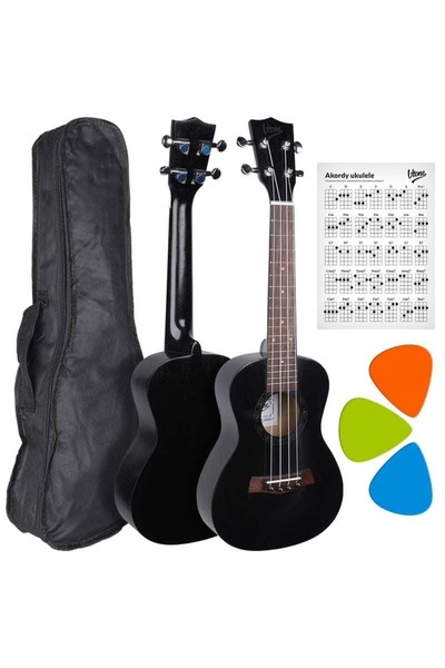 V-TONE UK23 BK ακουστικό γιουκαλίλι συναυλιών 23 ιντσών μαύρο + θήκη