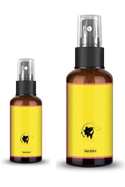 EXCEFORE سائل طعم الصيد، قطعتان من الطعم العطري الحي، طعم معطر، معزز طعم الصي...