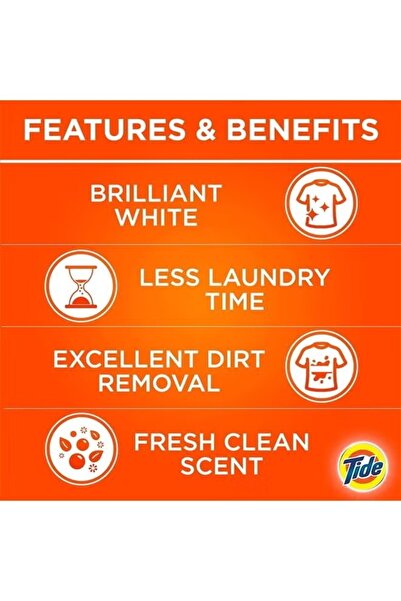 Tide Fast Action Laundry Detergent Powder, 2.5 × 2 Pack