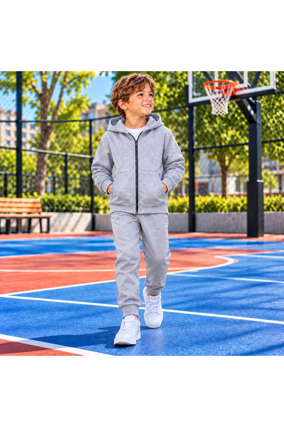 DAXİS Sportwear Company SET DE PENTRU BĂIEȚI CU GLUGĂ ȘI FERMOAR, CU GHEARĂ D...