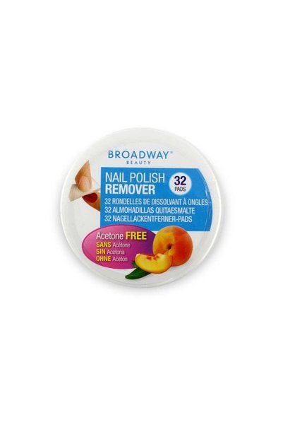Broadway Nails Polish Remover Pads Peach 32 S