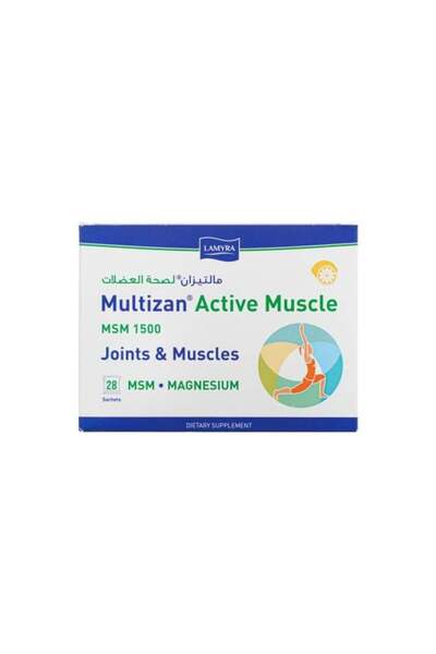 Multizan Msm 1500 Active Muscle Sachets 28 s