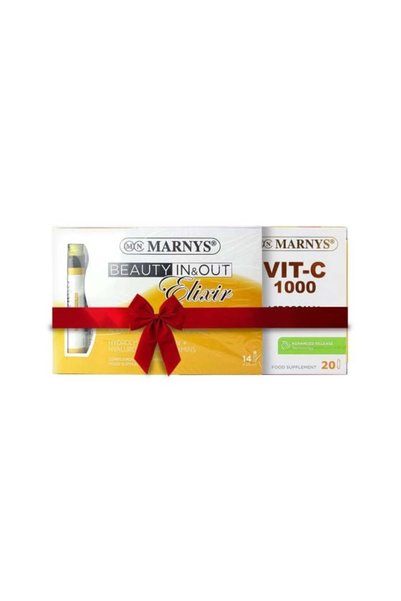 Marnys Beauty In & Out Liquid Amp 25 Ml X 14 S + Vit C Liposomal Free