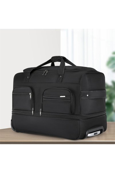 VUCATIN Large-Capacity 24-Inch Luggage Bag, Trolley Suitcase, Convertible Whe...