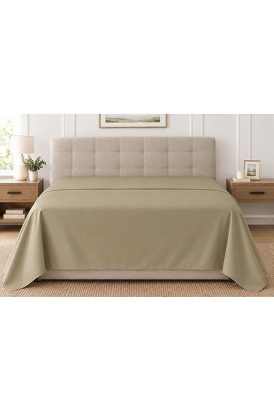 Utopia Bedding ملاءة سرير كينج - ملاءة سفلية - جيوب عميقة - مصنوعة من الألياف...
