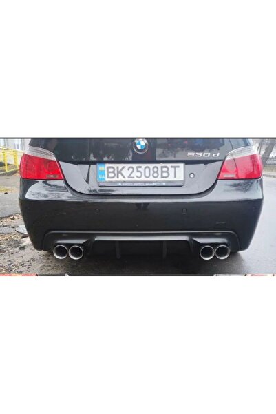 BMW Prelungire difuzor bară spate Seria 5 E60 negru lucios