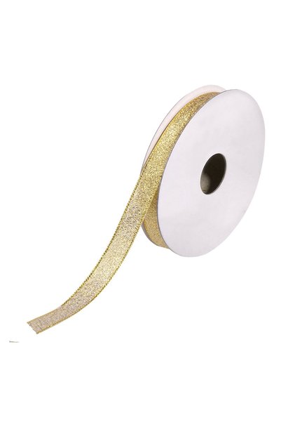 OEM Panglica Decorativa Brad de Crăciun Aurie – 5m x 9mm – Atmosferă Festivă ...