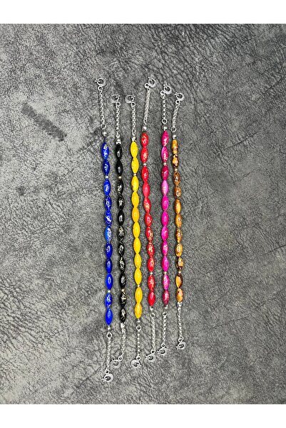 Mos Tespih 6 pieces gold leaf powder amber zaza shaker rosary
