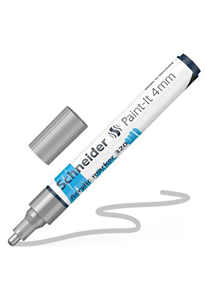 SCHNEIDER Paint-it 320 Μαρκαδόροι (4mm) Ασημί (194120254)