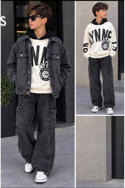DMB BOYS & GIRLS Jeans Shirt 3-Piece Set 26Kdmb7538