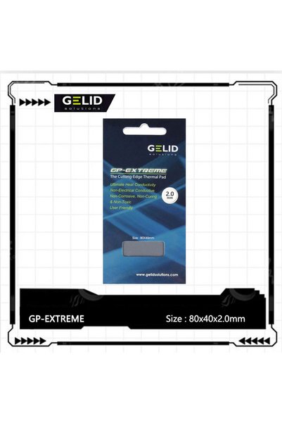 Choice وسادة حرارية GELID GP-EXTREME مقاس 80×40×2.0 ملم لوحدة المعالجة المركز...