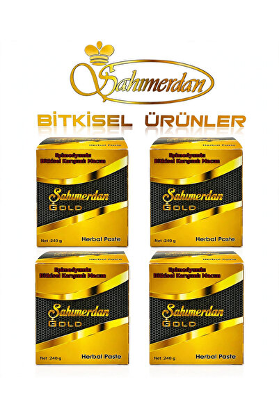 Bitkisel karışımlı kuvvetlendirici ve güçlendirici atom mesir macun gold model 4 adet 240gr