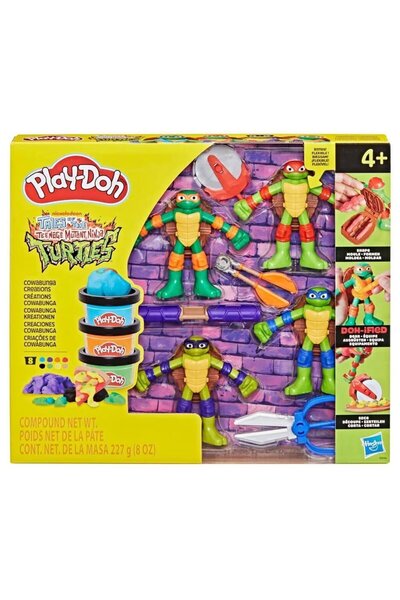Play Doh Play-Doh Χελωνονιντζάκια Καουαμπούνγκα Σετ Παιχνιδιού Δημιουργίας (G...