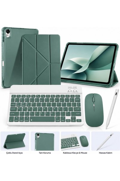 Five e Huawei Matepad 11 / SE 11 Smart Combo Türkçe Klavyeli Origami Kılıf Mo...