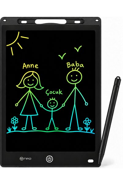 NPO Blic Btb5S 12" Lcd Color Screen Smart Children's Writing Board and Graphi...