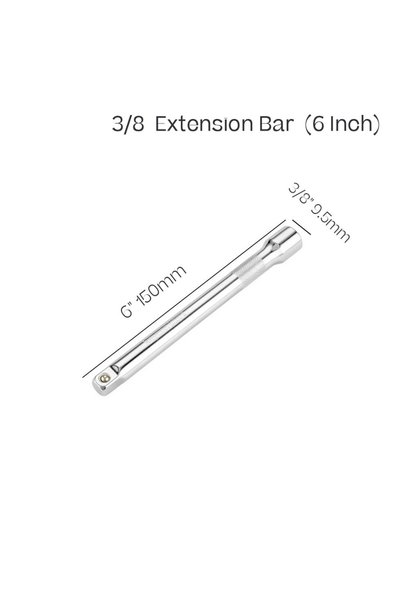Choice 3-8 6Inch-150MM 1/4" 3/8" 1/2" Socket Ratchet Wrench Extension Bar 50/...