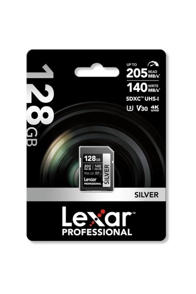 Lexar Card de memorie SDXC Profesional SILVER UHS-I/U3/4K R205/W140 (V30) 256GB