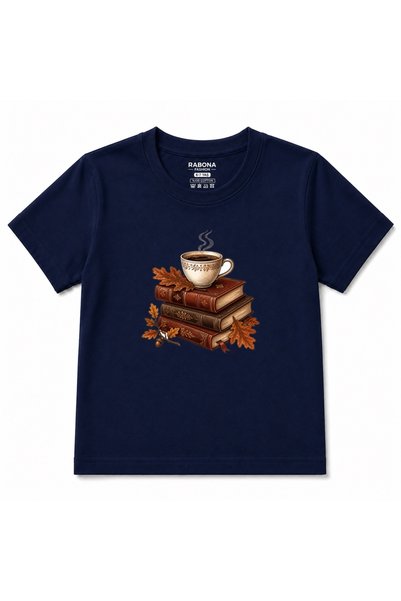 Rabona Fashion تي شيرت برسومات جرافيكية للأطفال من Autumn Coffee & Vintage Bo...