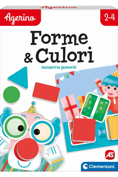 AS COMPANY Agerino Forme și Culori - Joc educativ cu forme geometrice