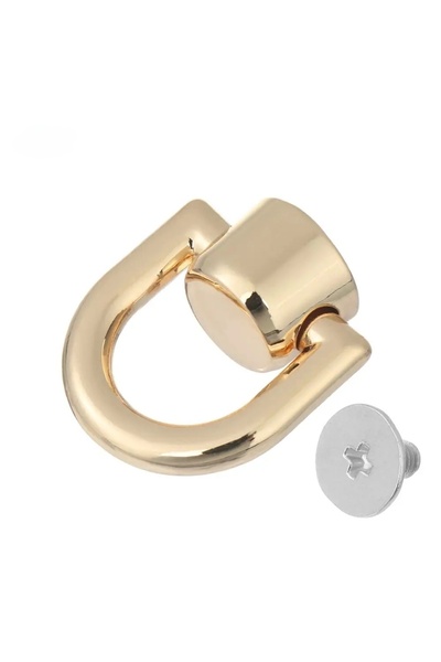 Choice golden 4PCS Metal Bag Rivet Buckle Snap Studs Handbag Belt Hanger for ...