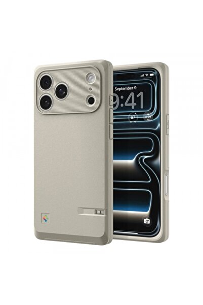 Spigen Husa MagSafe pentru Apple iPhone 17 Pro Max, Spigen, Classic LS, Crem ...