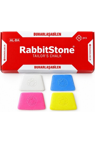 FR. KNIVES Rabbit stone Buharlaşabilen Terzi Tebeşiri – Özel Kutusunda 50 Adet