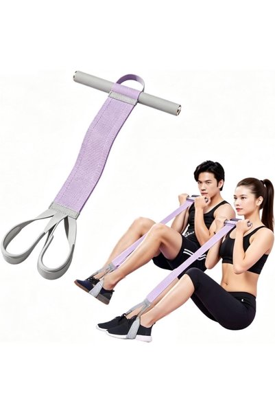 ANYUAN Pedal Resistance Band, Exercise Bands with Foot Pedal, 120LB Heavy Dut...