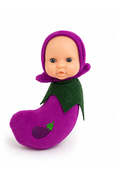 ERPA MEYVE KOSTÜMLÜ BEBİŞ ÇINGIRAKLI BEBEK (Patlıcan, çilek, havuç, armut, mu...