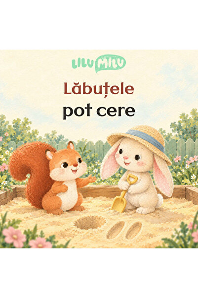 Lilu Milu Lăbuțele pot cere - carte ilustrata pentru copii,