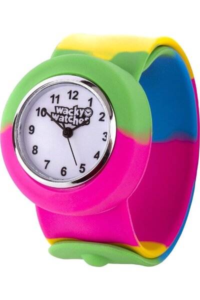 Wacky Watches Παιδικό Ρολόι Χειρός Σλαπ 3D Πολύχρωμο (14482287)