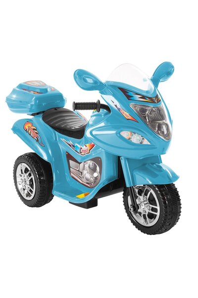 MG Toys Μίνι μοτοσικλέτα με μπαταρία 6 βολτ μπλε για παιδιά (412178)