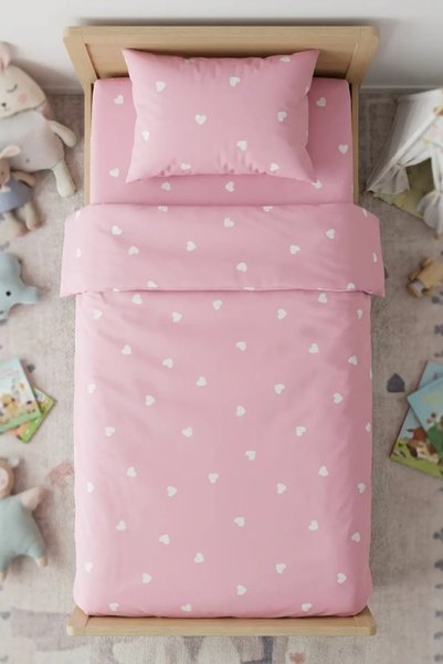 The Linevra 100% Cotton Ranforce Fitted Single Duvet Cover Set |   Elasticized Sheet |   90 X 190 cm