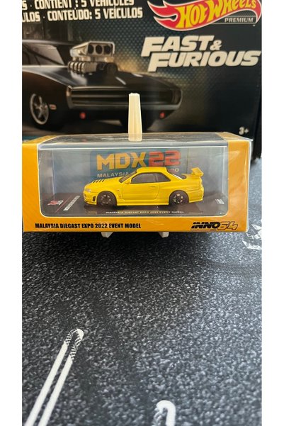 Inno Inno64 1/64 Nissan Skyline Gt-R (R34) Malaysia Diecast Expo 2022 Event M...