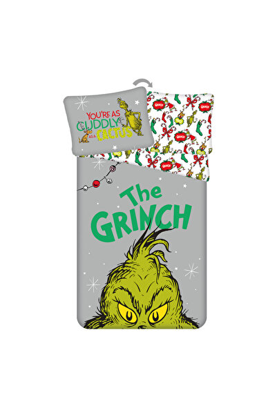 Javoli The Grinch Cuddly Duvet Cover Set 140x200 cm, 70x90 cm