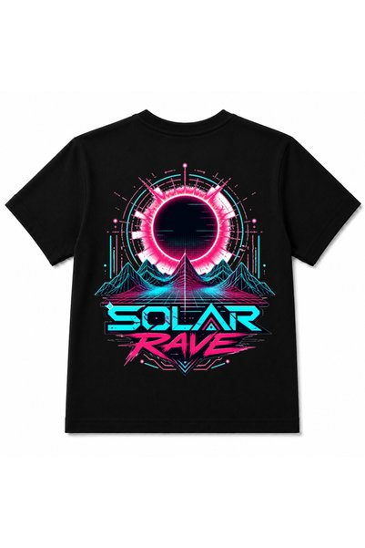 Rabona Fashion Solar Wave & Rave Retro Synthwave Dječja Majica