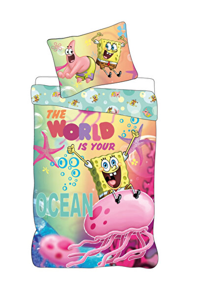 Javoli SpongeBob The World Duvet Cover Set 140×200 cm, 70×90 cm