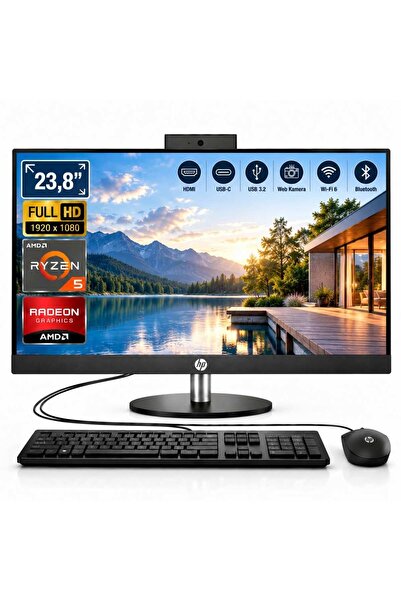 HP ProOne 245 G10 Ryzen 5 7520U 16GB 2TB SSD 23.8" FHD IPS W11 Pro All in One PC D4VB9ET ATL3
