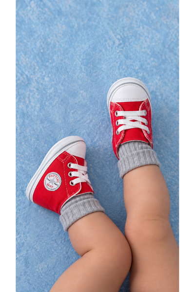 Rocha Baby Baby Sneaker Boots - Lace-Up Casual Shoes