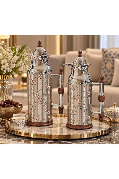 Alamtiaz Trams Coffee & Tea Set Luxury Stainless Steel Integrated Design for ...