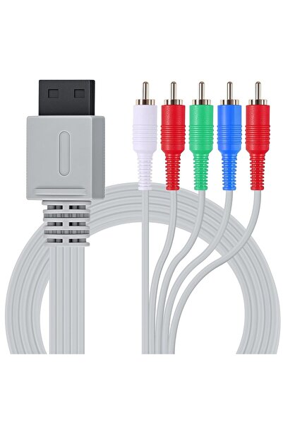 KASTWAVE 5.5FT Component AV Cable for Ninten-do Wii Wii U, High Definition 72...