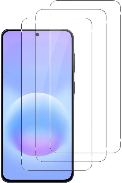 GENERAL Tempered Glass Screen Protector, 3‑Pack HD Clear Anti‑Scratch Protect...