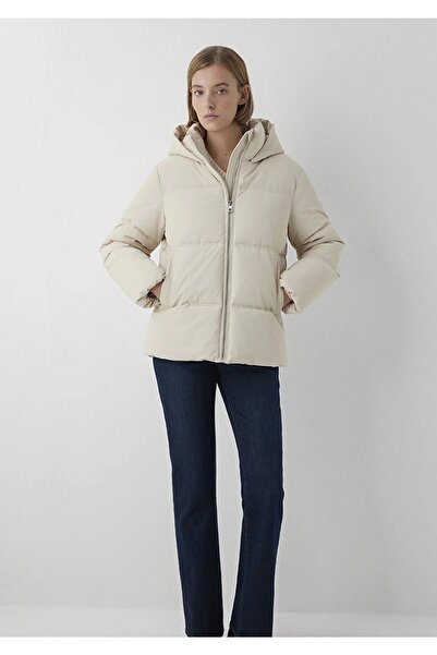Mavi Kapsonlu Jacket Dusty Beige