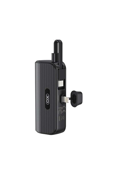 Xo Power Bank 5000 mAh 20W, Θύρα Lightning + ενσωματωμένο καλώδιο Type-C /μαύ...