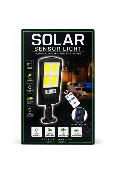 Solar Mini lampă stradală cu senzor și telecomandă